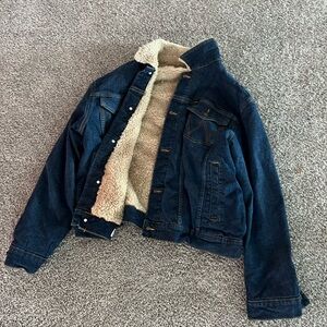 Wrangler Cream Sherpa Jacket